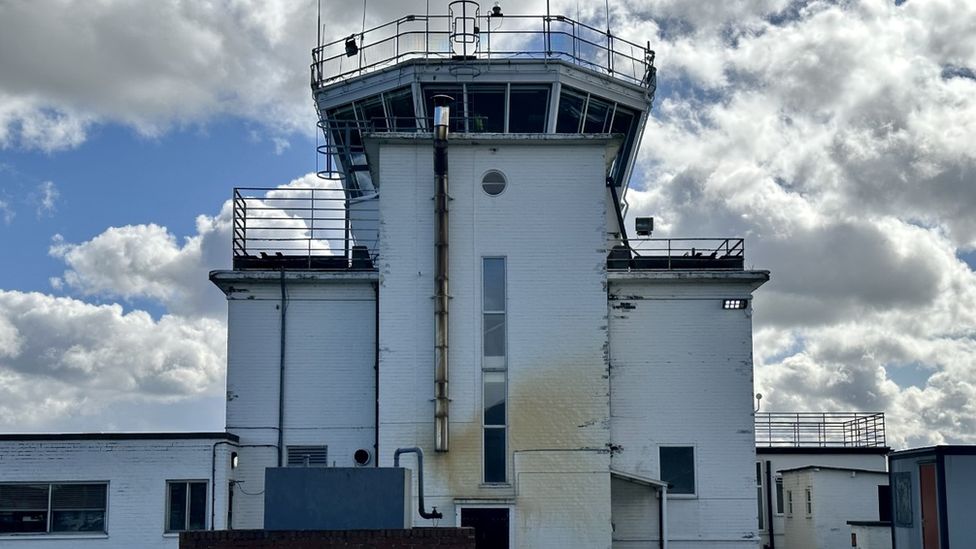 The air traffic control tower