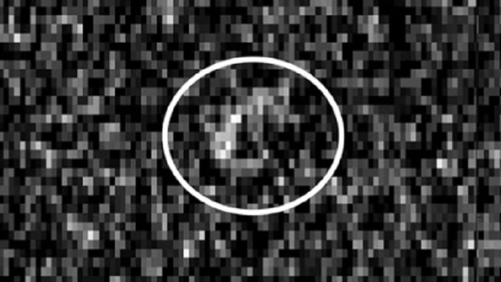 A pixelated images of asteroid Apophis