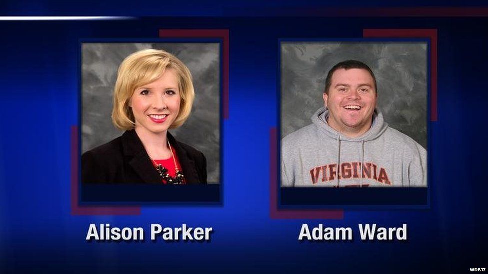 Pic of Alison Parker and Adam Ward 26 August 2015