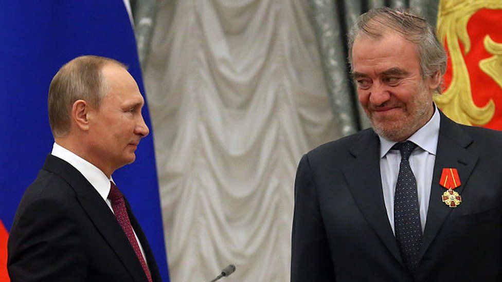 Mr Gergiev and President Putin