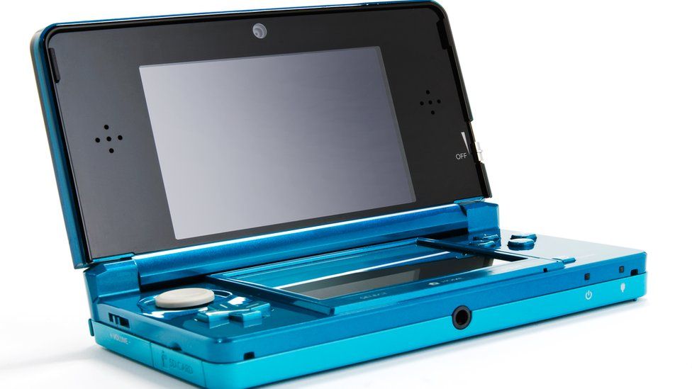 A flourescent green 3DS is seen in this product shot