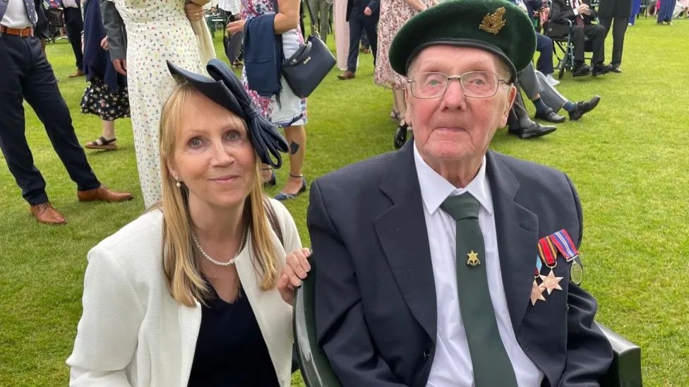 Ann Russell and her dad George Durrant 