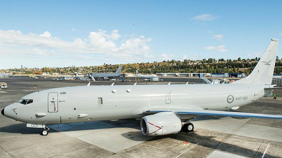 An Australian Boeing P-8 Poseidon