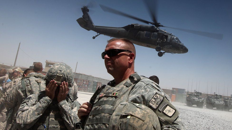 American troops in Afghanistan