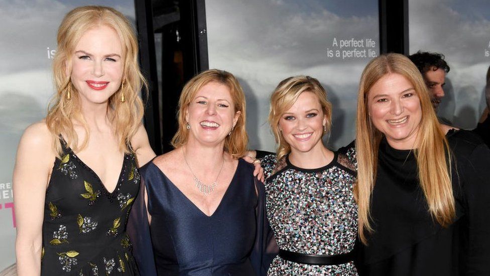 Nicole Kidman, Liane Moriarty, Reese Witherspoon and Bruna Papandrea