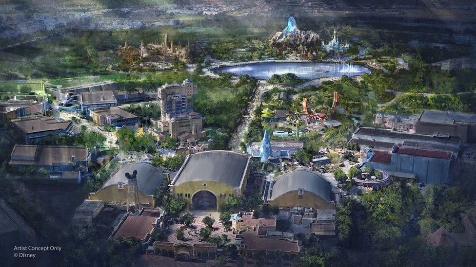 a rendering of Disneyland Paris expansion