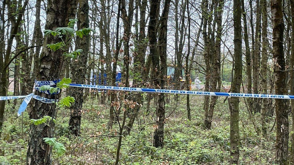 Coxmoor Road Closure extended at site of human remains find BBC