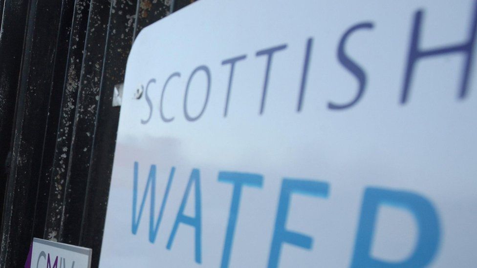 Scottish Water sign
