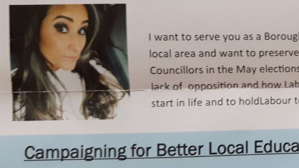 Karen Sunderland local election leaflet