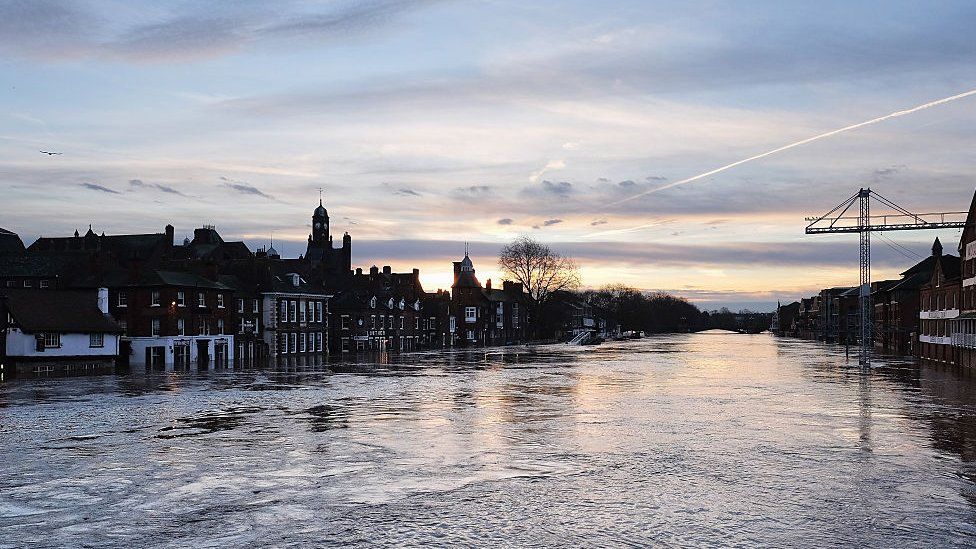 River Ouse in York during 2015 Boxing Day floods