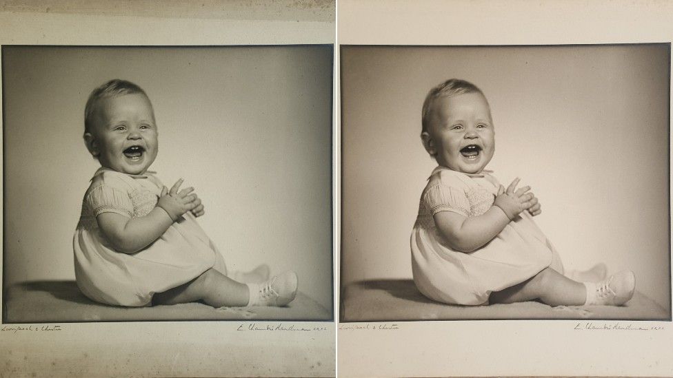 Portrait of Mrs Johnson's baby, 1940