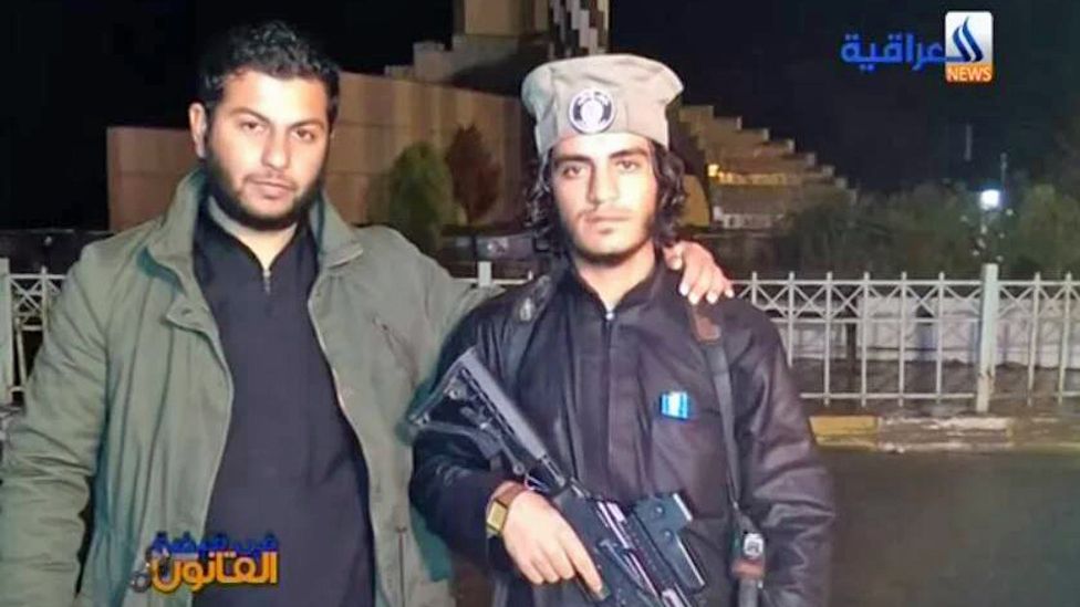 Bakr Madloul pictured during his time as an IS operative