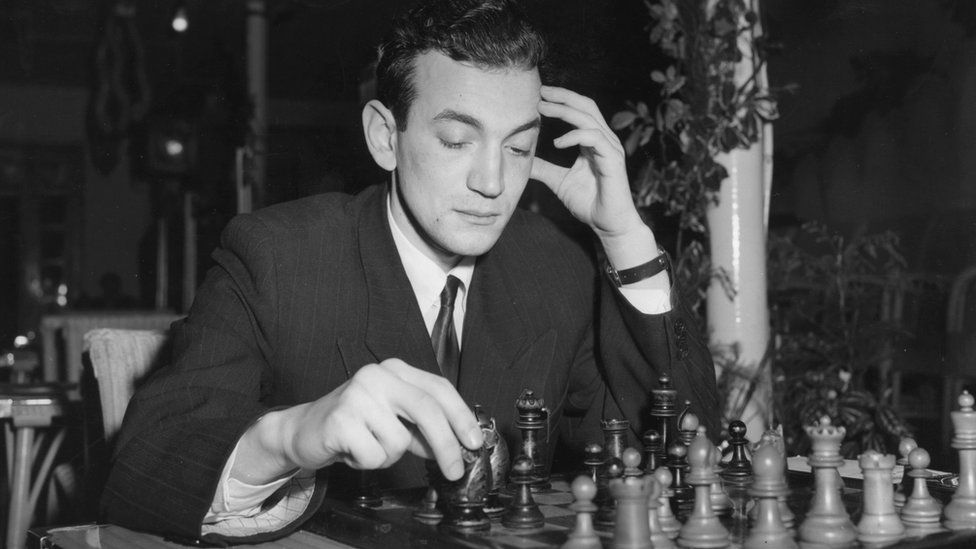 Korchnoi in Hastings in 1955
