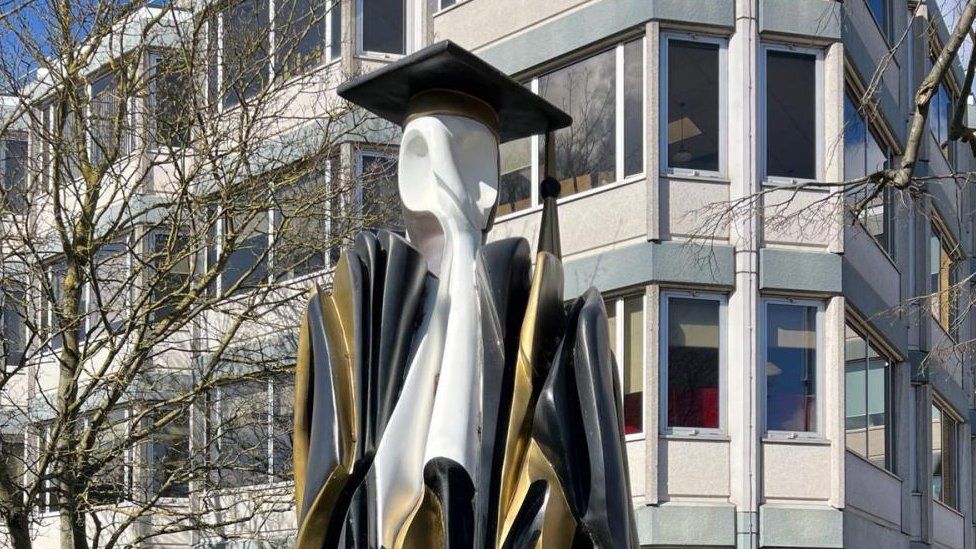 The Cambridge Don sculpture