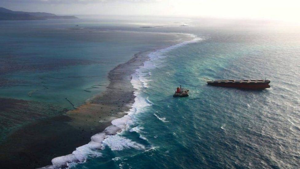 Mauritius Oil Spill Thousands March In Port Louis Bbc News