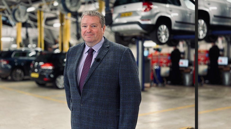 Mark Mills-Goodlet MD of car dealership Winchester Motor Group