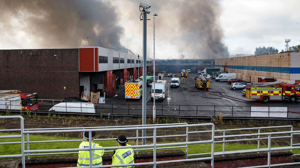 Glasgow fruit market fire