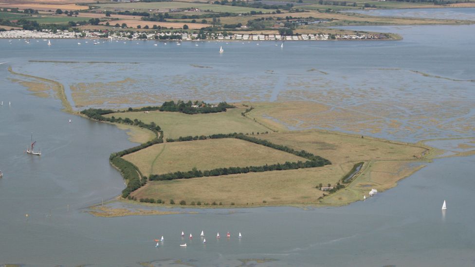 Northey Island from the air