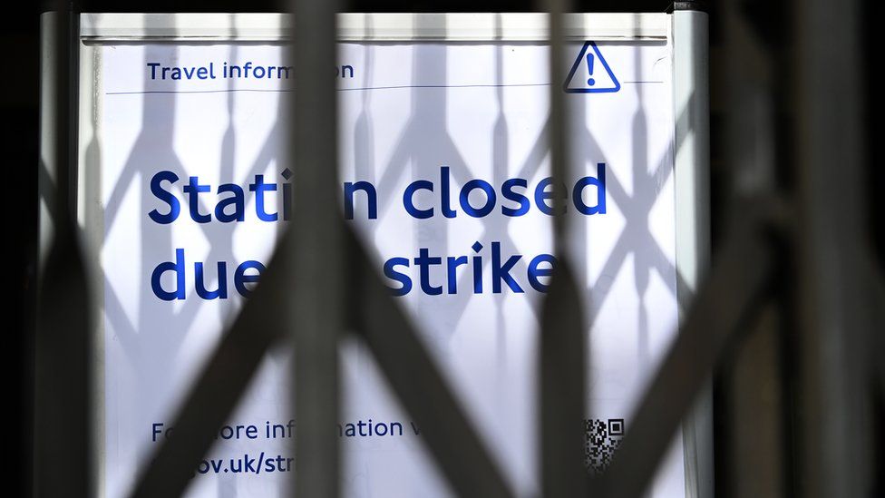 A closed London Underground station