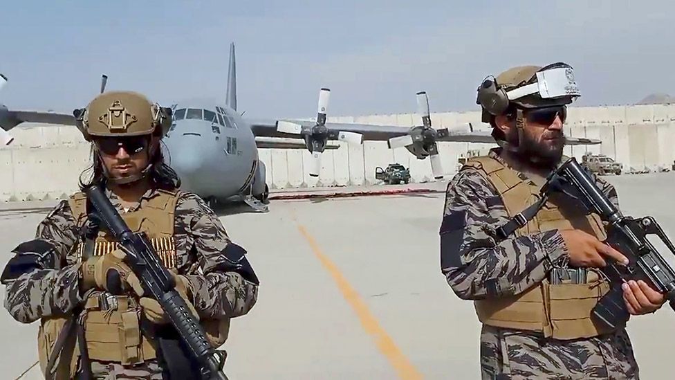 Taliban at Kabul's airport