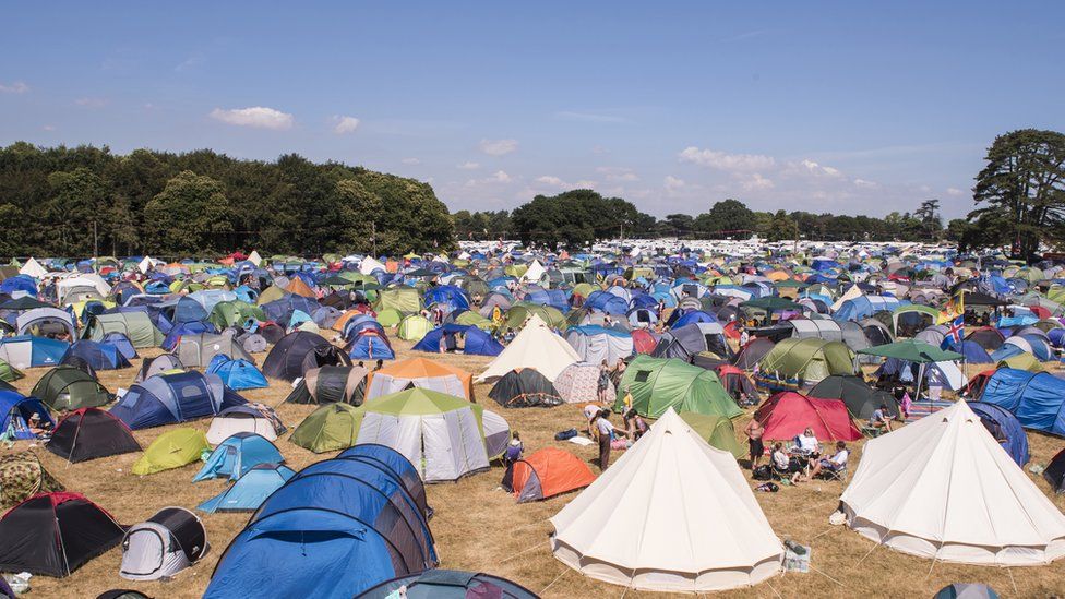 Tents at Latitude Festival