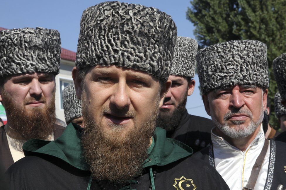 Ramzan Kadyrov (centre), 18 Sep 16