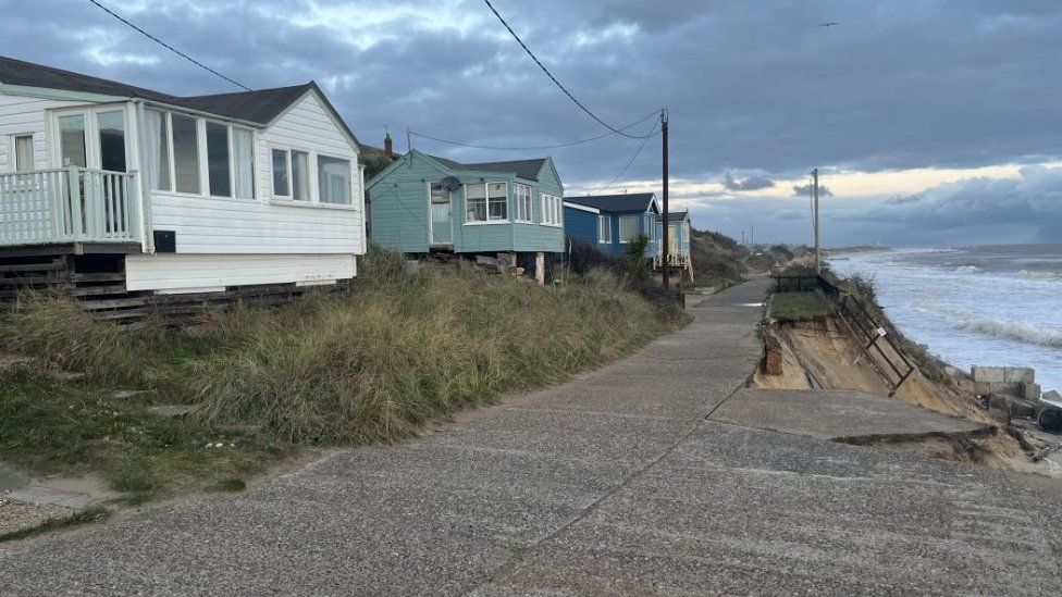 Homes on The Marrams in Hemsby