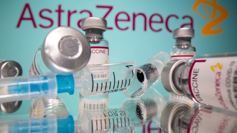 AstraZeneca vaccines (file pic)