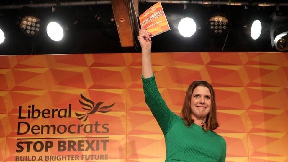 Jo Swinson at Lib Dem manifesto launch