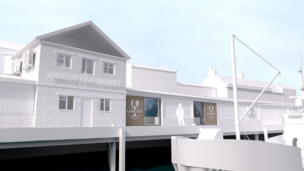 Architect's design for Whitby Lobster Hatchery's visitor centre