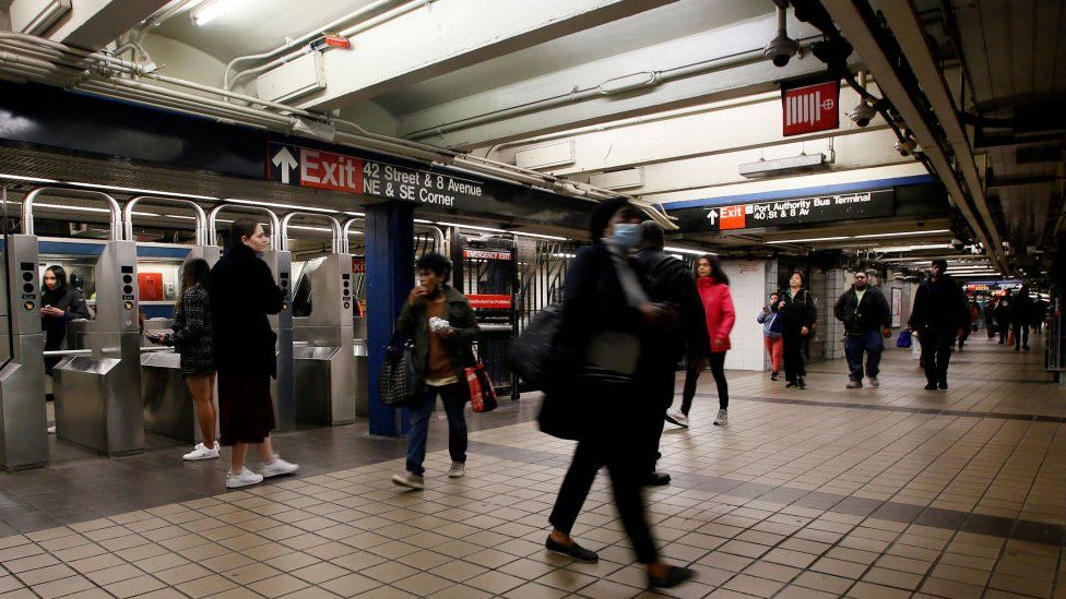 New York City subway station