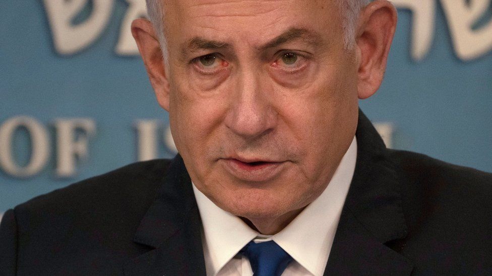 File photo of Benjamin Netanyahu (17 March 2024)