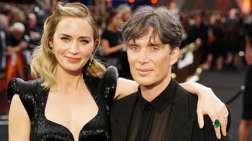 Emily Blunt and Cillian Murphy arrive for the UK premiere of Oppenheimer, at the Odeon Luxe, Leicester Square in London. Picture date: Thursday July 13, 2023