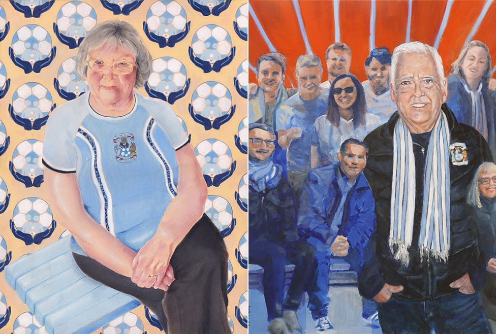 Portraits of Patricia Raybould and Lloyd Neal
