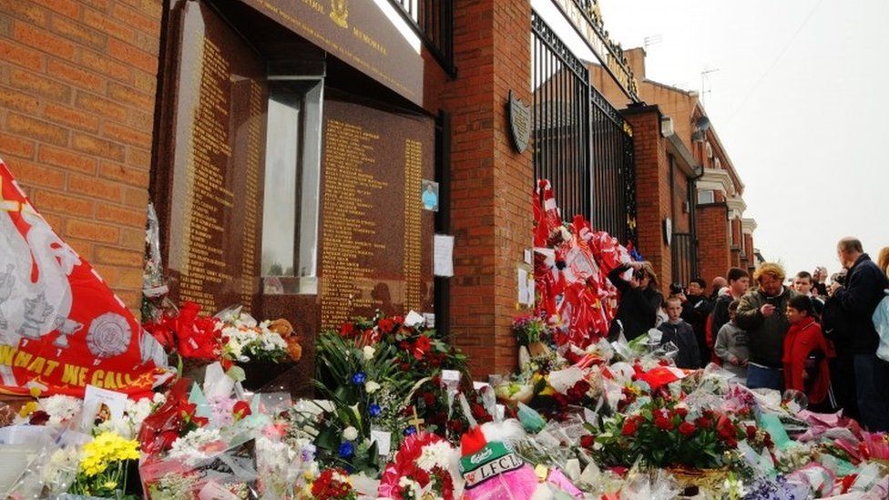 Tributes to the 96 on the 20th anniversary of the Hillsborough disaster
