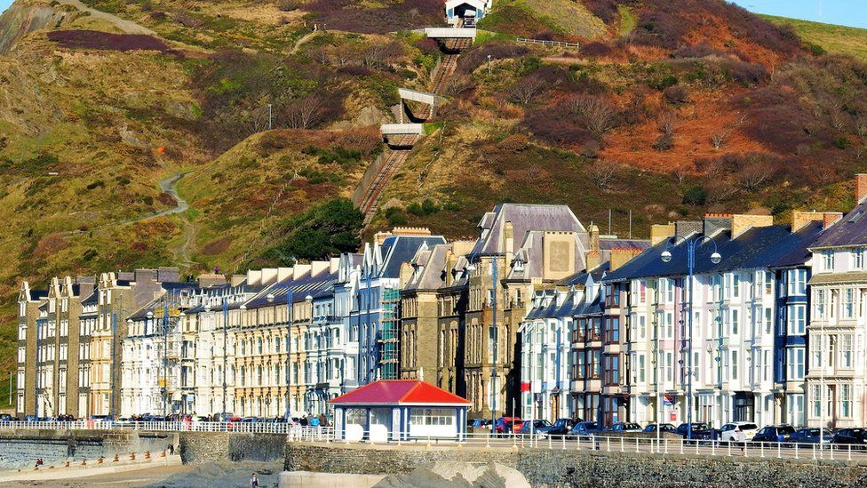 Wendy Stephens snapped the sea front at Aberystwyth with the cliff railway in the background