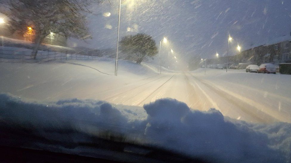 Snow in Port Glasgow