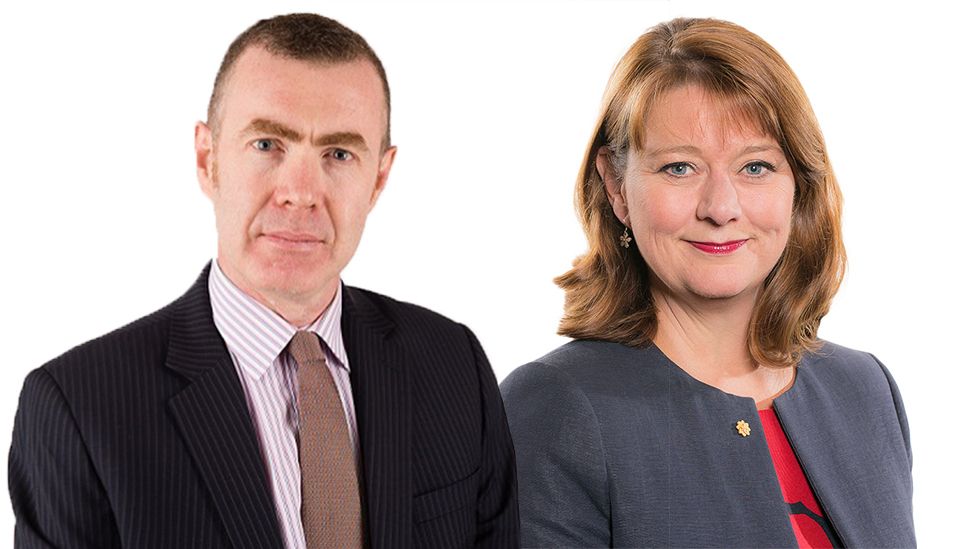 Adam Price and Leanne Wood