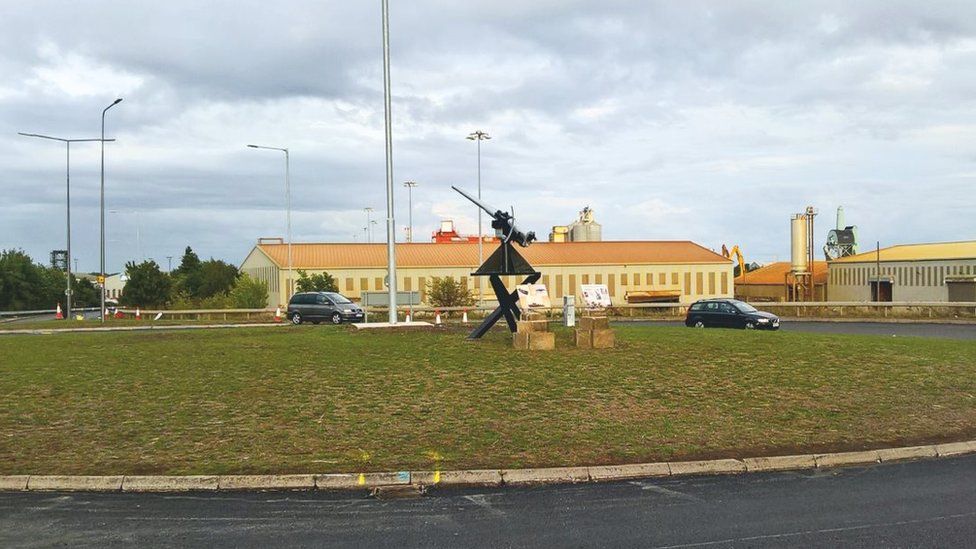 Roundabout in Goole