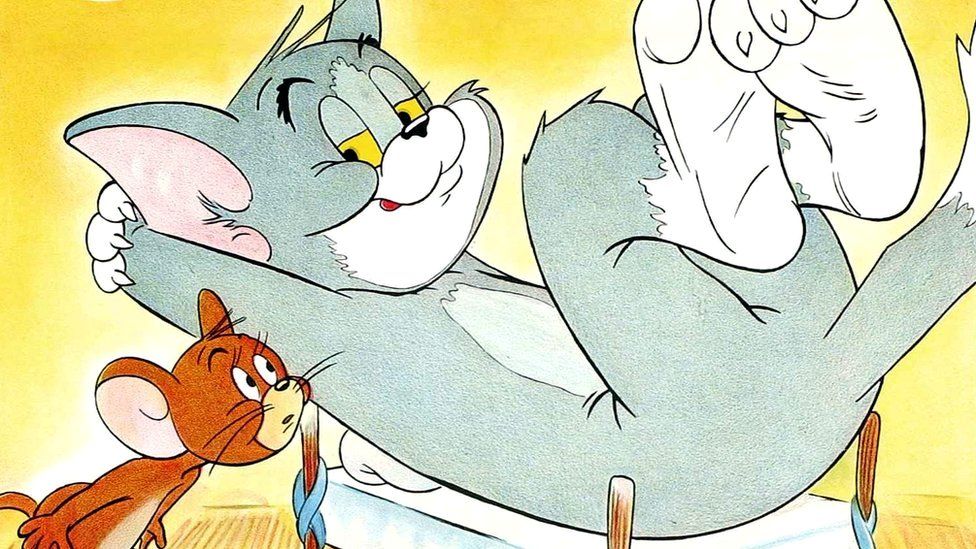 Tom and Jerry seen in 1951 promotional poster