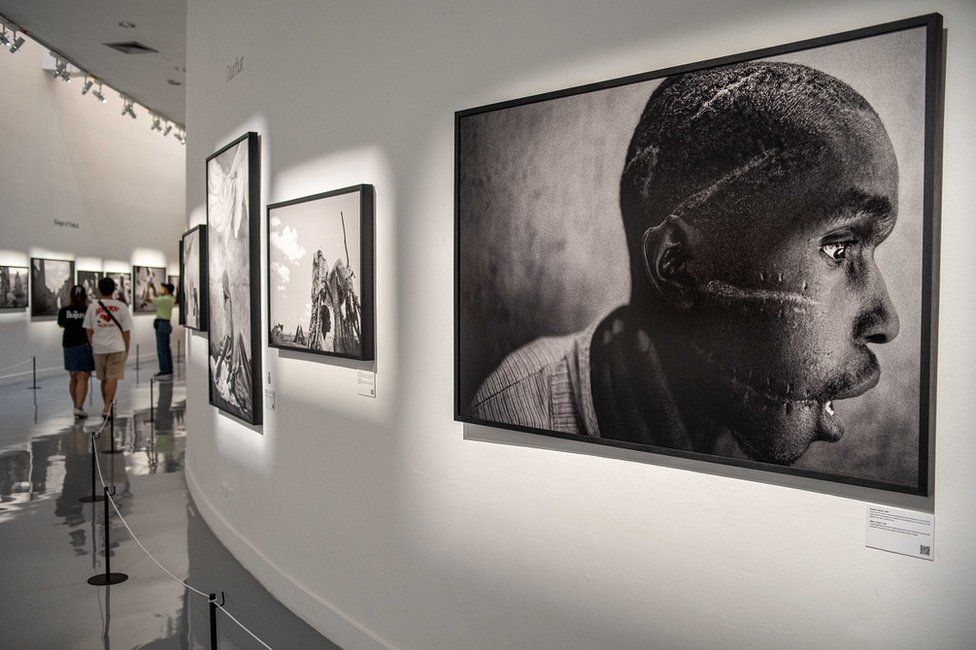 A photo from Rwanda at the exhibition
