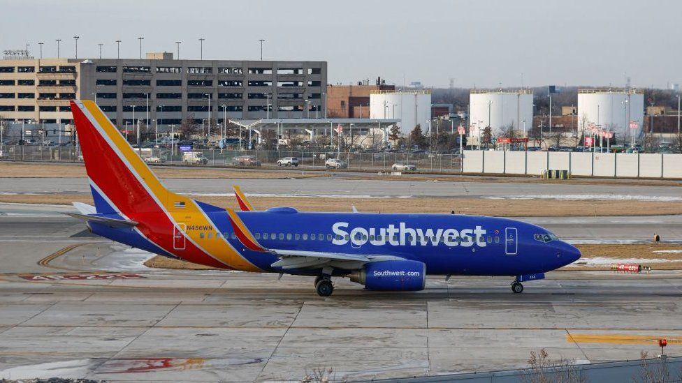 Southwest Airlines plane