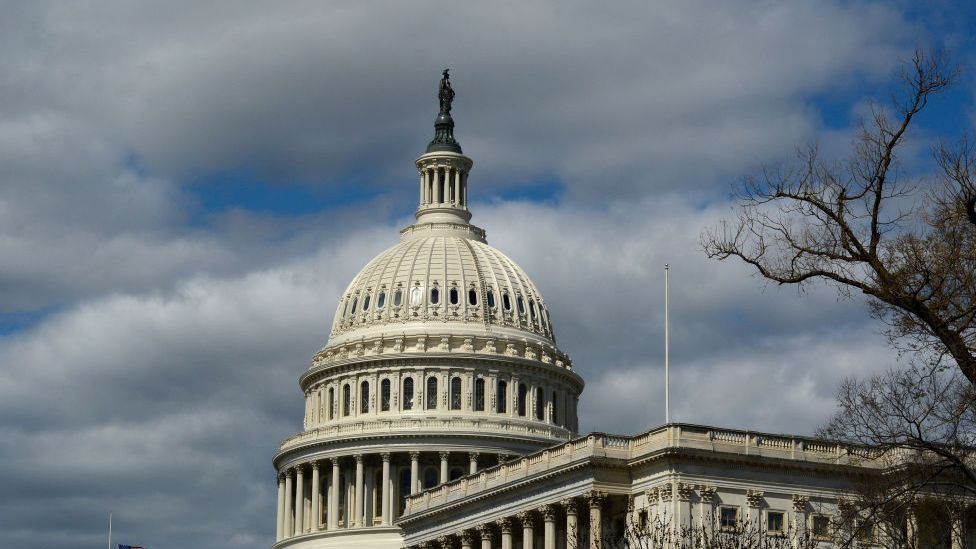 Фотография Капитолия США в Вашингтоне, округ Колумбия