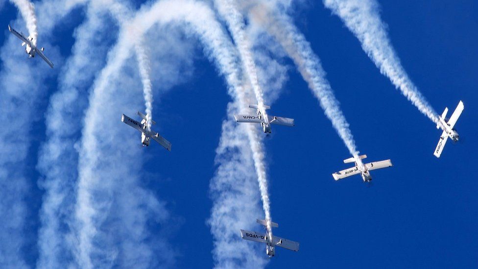 Clacton Airshow Red Arrows pilot describes nerves BBC News