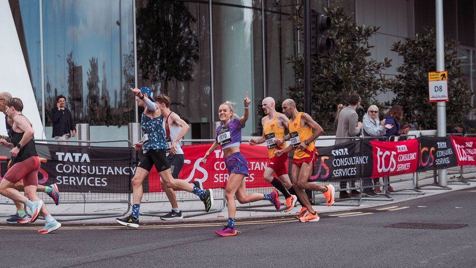 Anya Culling running the London Marathon 2022