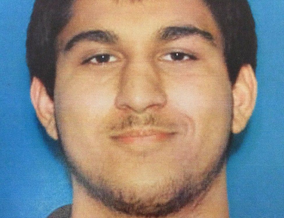 Police image of Arcan Cetin, suspect in Burlington mall shooting
