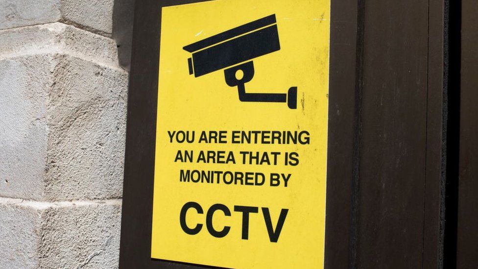 CCTV warning sign