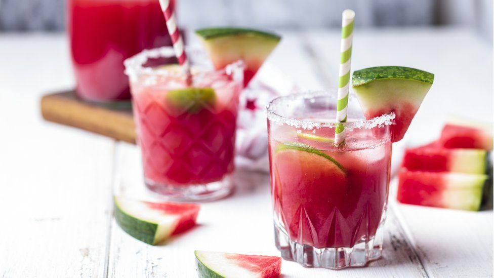 Watermelon cocktails