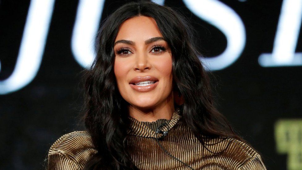 Kim Kardashian is pictured in California, US, January 18, 2020.