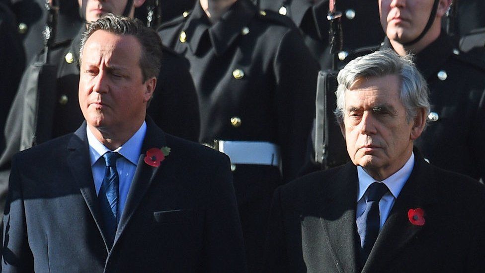 David Cameron and Gordon Brown